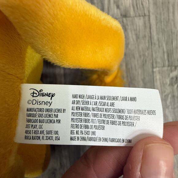 Disney Lion King Simba Plush Just Play Stuffed Animal Yellow Toy Doll Disney - Picture 4 of 5